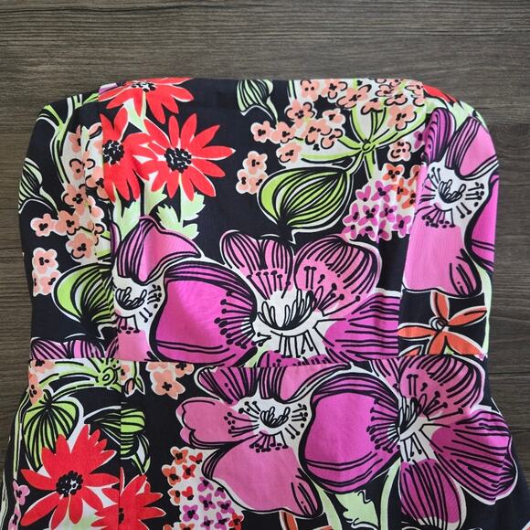 Lilly Pulitzer Women's Sabrina DressBlack Flower Market Size 8P - Picture 4 of 10